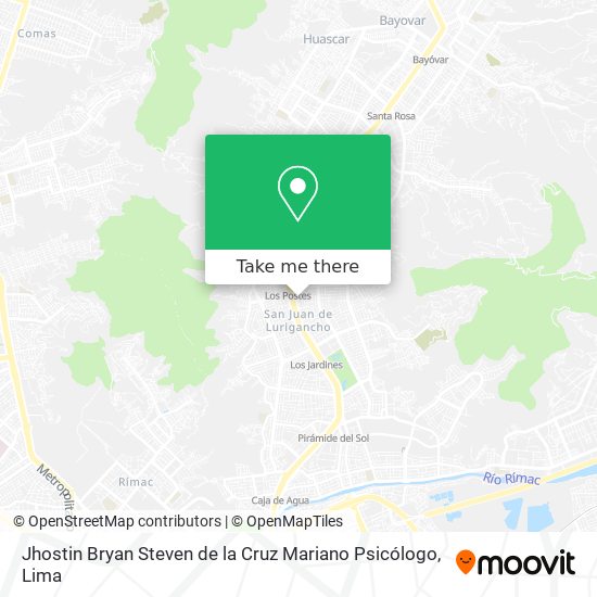 Jhostin Bryan Steven de la Cruz Mariano Psicólogo map