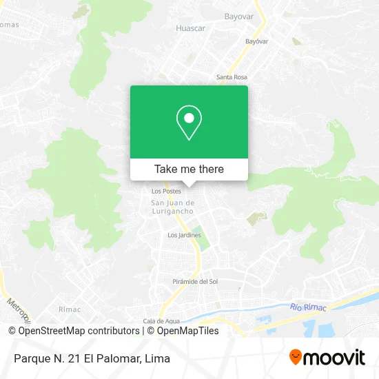 Parque N. 21 El Palomar map