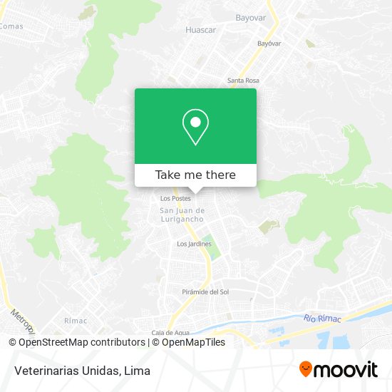 Veterinarias Unidas map