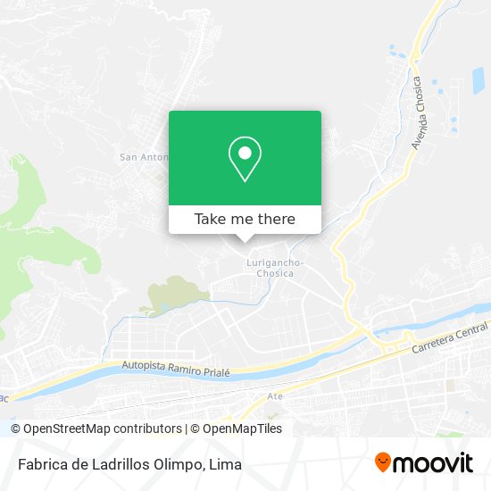 Fabrica de Ladrillos Olimpo map