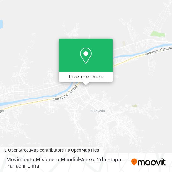 Movimiento Misionero Mundial-Anexo 2da Etapa Pariachi map