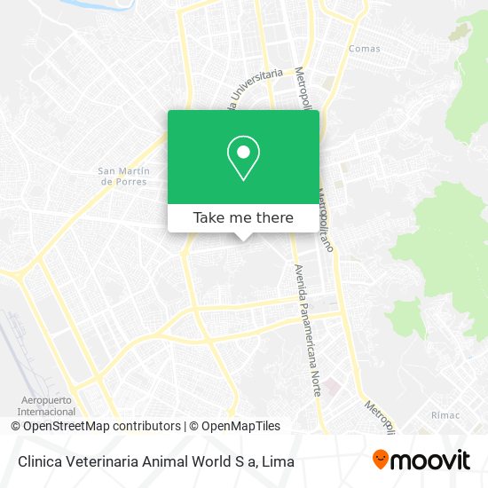 Clinica Veterinaria Animal World S a map