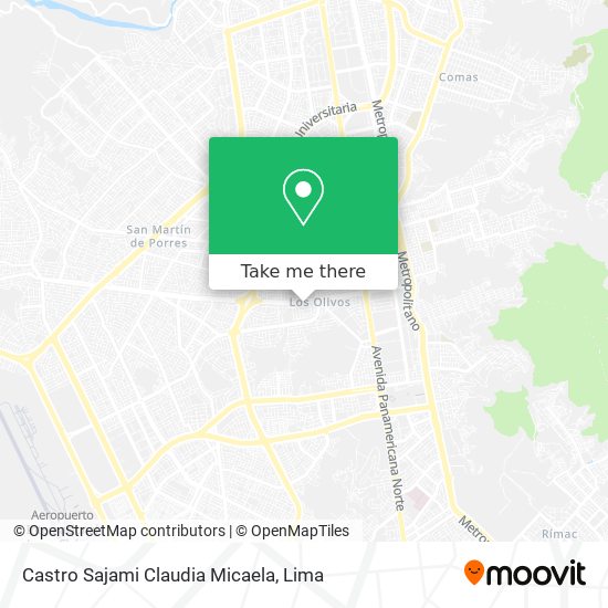 Castro Sajami Claudia Micaela map