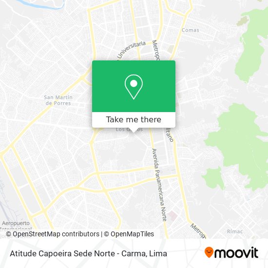 Atitude Capoeira Sede Norte - Carma map