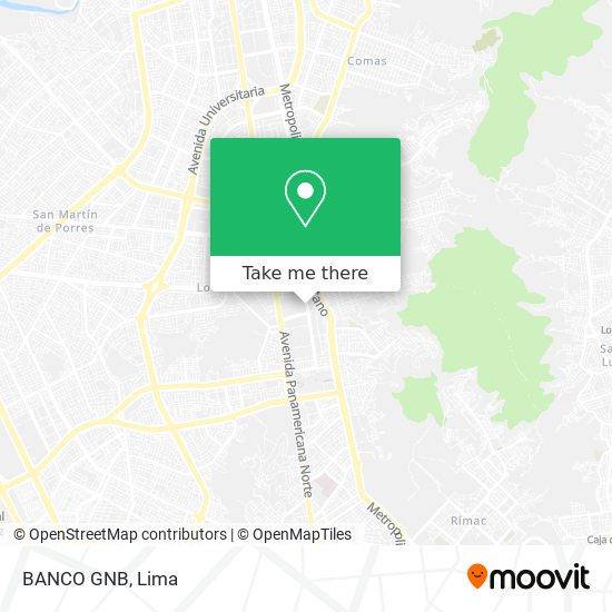 BANCO GNB map