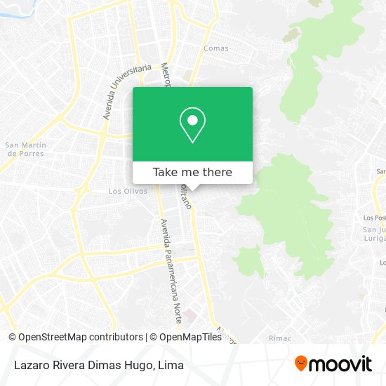 Mapa de Lazaro Rivera Dimas Hugo