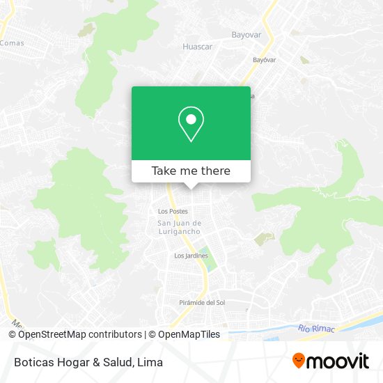 Boticas Hogar & Salud map