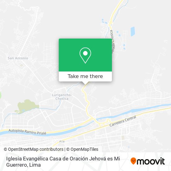 Iglesia Evangélica Casa de Oración Jehová es Mi Guerrero map