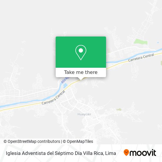 Iglesia Adventista del Séptimo Día Villa Rica map
