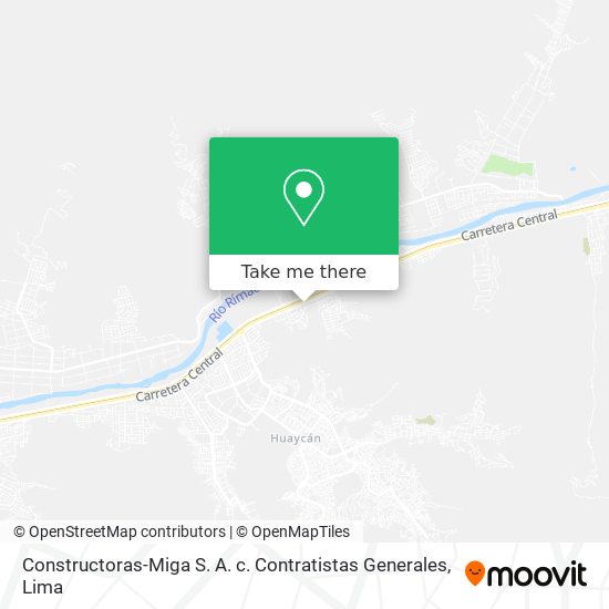 Mapa de Constructoras-Miga S. A. c. Contratistas Generales
