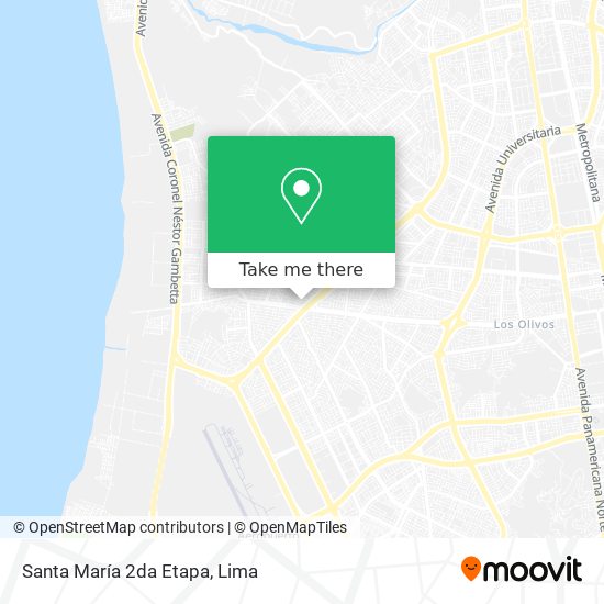 Santa María 2da Etapa map