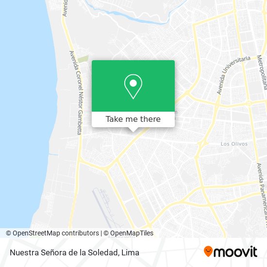 Nuestra Señora de la Soledad map