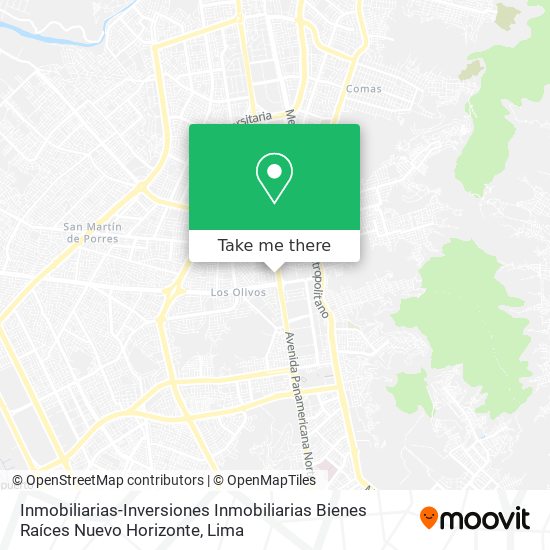 Inmobiliarias-Inversiones Inmobiliarias Bienes Raíces Nuevo Horizonte map