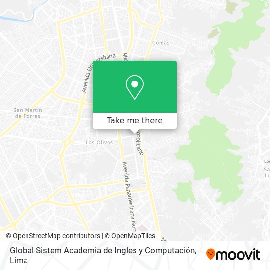 Global Sistem Academia de Ingles y Computación map