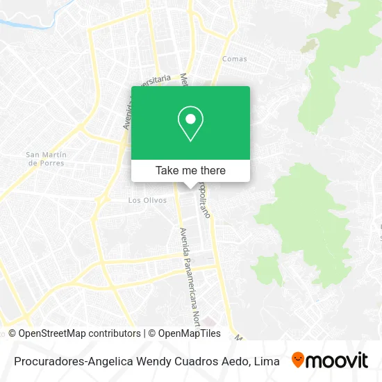 Procuradores-Angelica Wendy Cuadros Aedo map