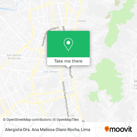 Alergista-Dra. Ana Melissa Olano Rocha map