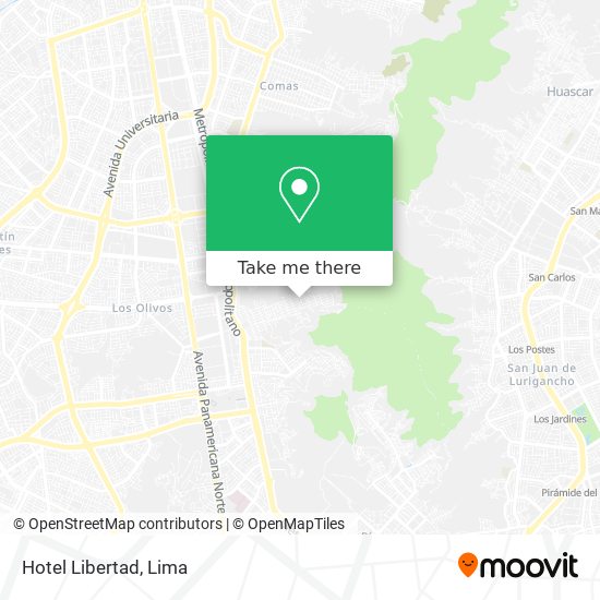 Hotel Libertad map