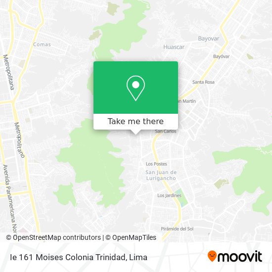 Ie 161 Moises Colonia Trinidad map