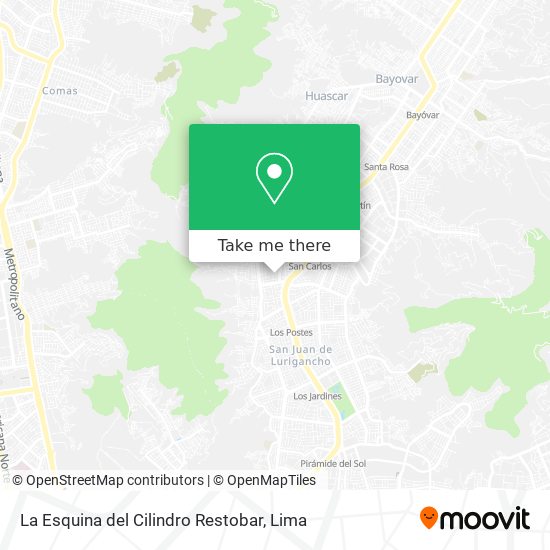 La Esquina del Cilindro Restobar map