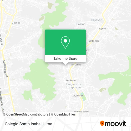 Colegio Santa Isabel map