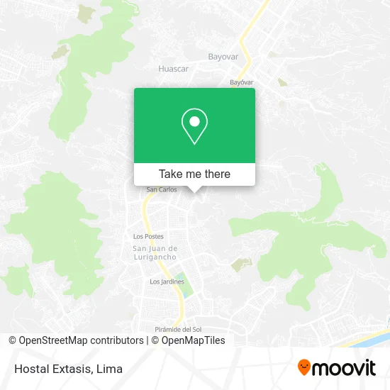 Hostal Extasis map
