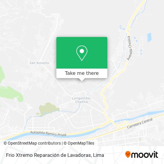 Mapa de Frio Xtremo Reparación de Lavadoras