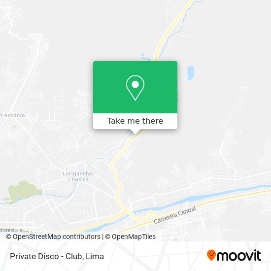 Mapa de Private Disco - Club