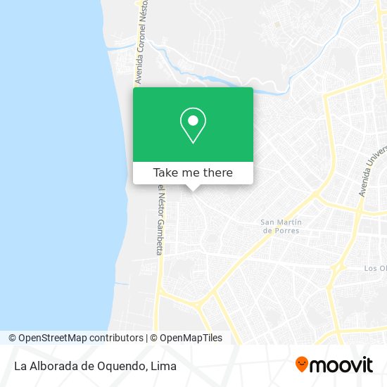 La Alborada de Oquendo map