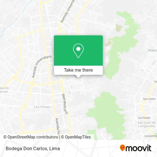 Bodega Don Carlos map