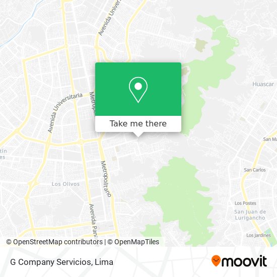 G Company Servicios map