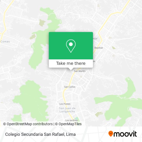 Colegio Secundaria San Rafael map