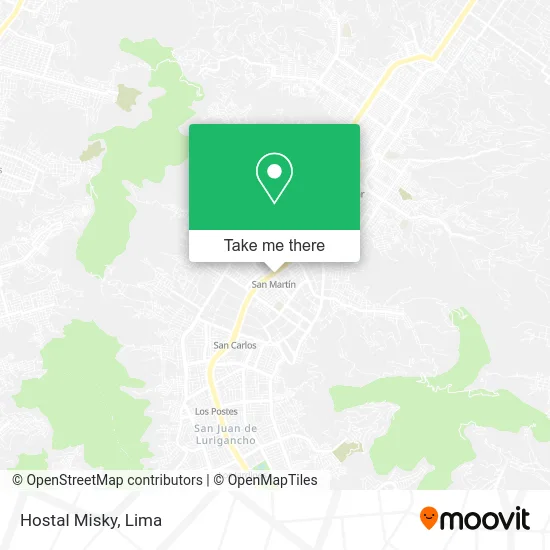 Hostal Misky map