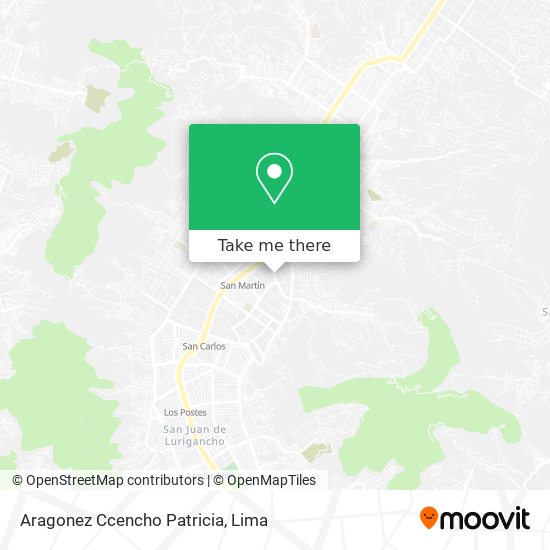 Aragonez Ccencho Patricia map