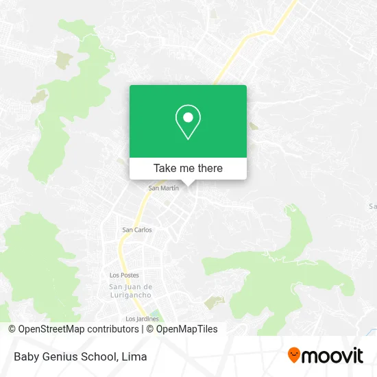 Baby Genius School map