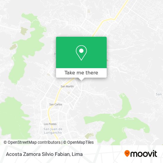 Acosta Zamora Silvio Fabian map