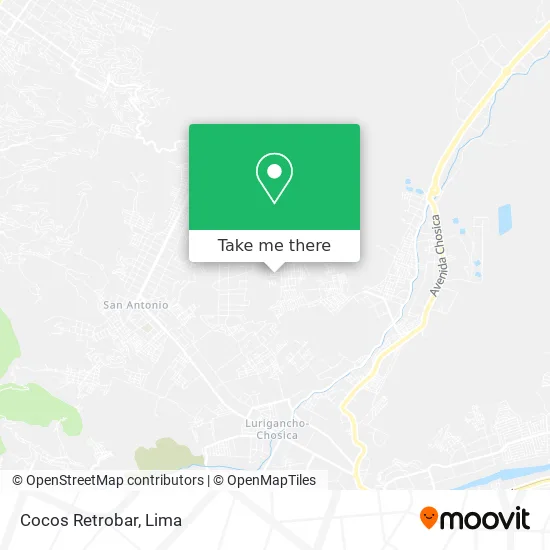 Cocos Retrobar map