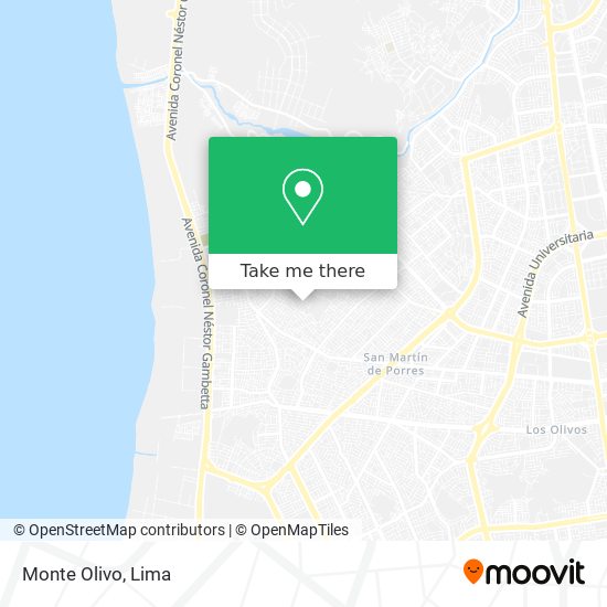 Monte Olivo map