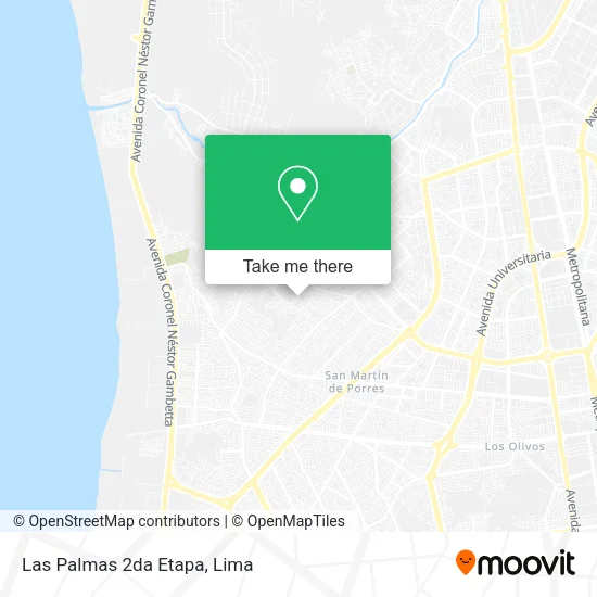 Las Palmas 2da Etapa map