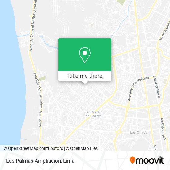 Las Palmas Ampliación map