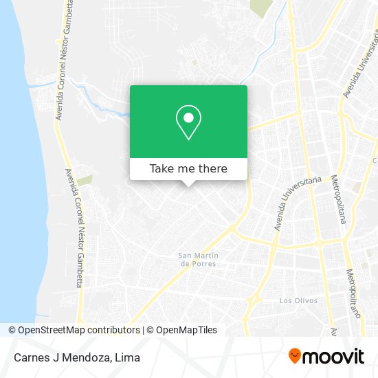 Carnes J Mendoza map