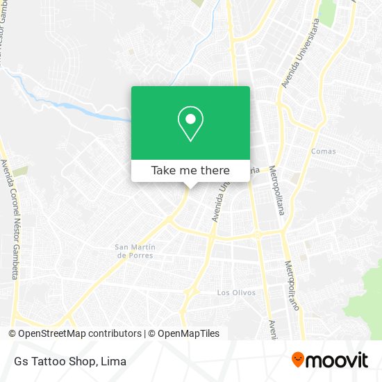Mapa de Gs Tattoo Shop