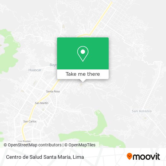 Centro de Salud Santa María map