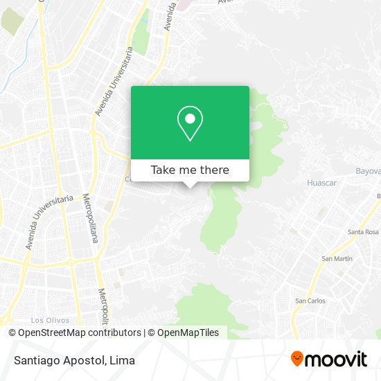 Santiago Apostol map