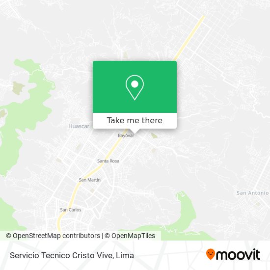 Servicio Tecnico Cristo Vive map