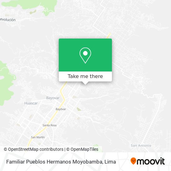 Familiar Pueblos Hermanos Moyobamba map