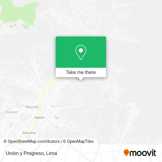 Unión y Progreso map