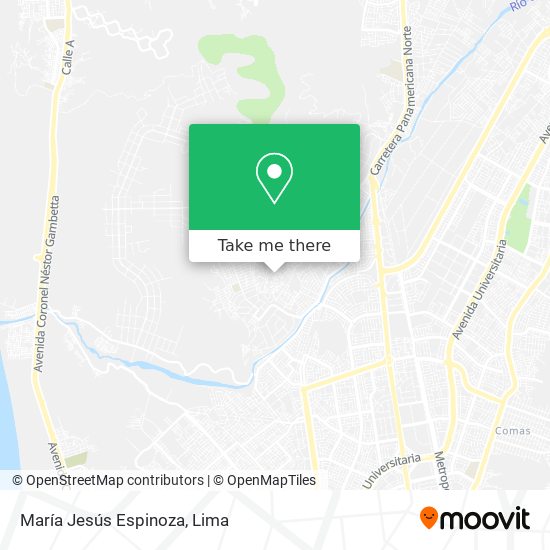 María Jesús Espinoza map