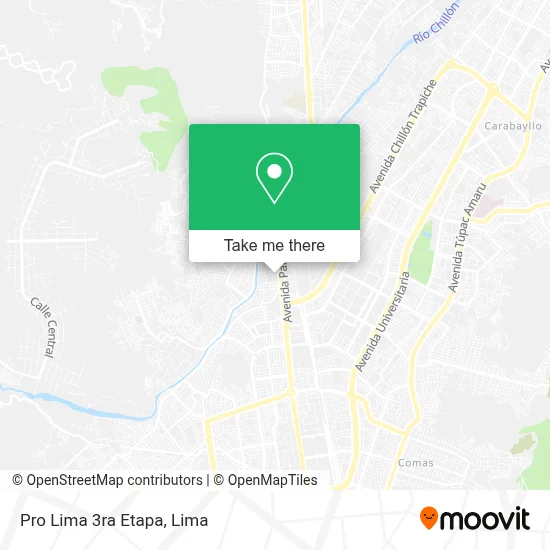Pro Lima 3ra Etapa map
