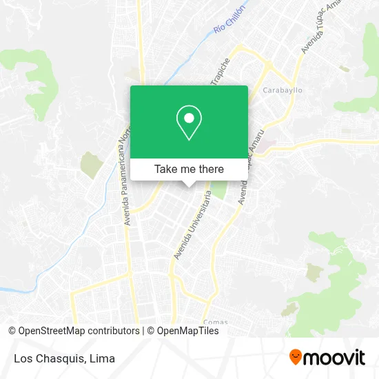 Los Chasquis map