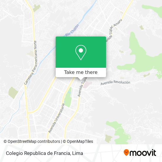 Mapa de Colegio Republica de Francia